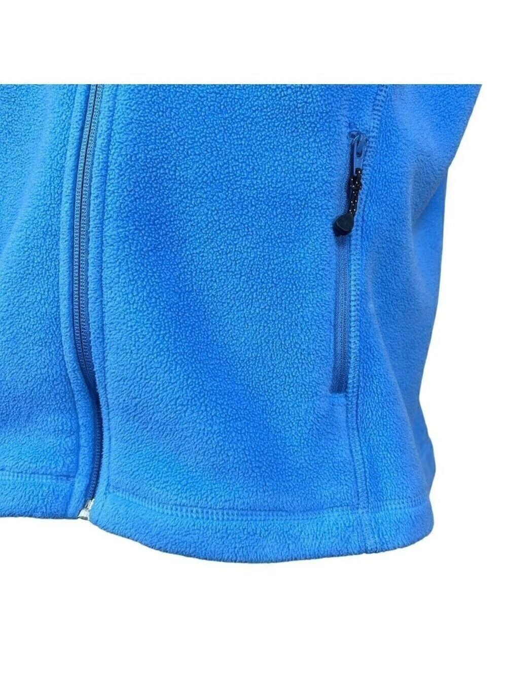 Vineyard Vines Womens Blue Fleece Vest Full Zip Hiking Top Size M - Picture 7 of 11